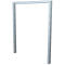 Lean-on hoop made of steel tube | Square tube, 60 x 40 mm | without cross bar | total width: 1000 mm | hot-dip galvanized